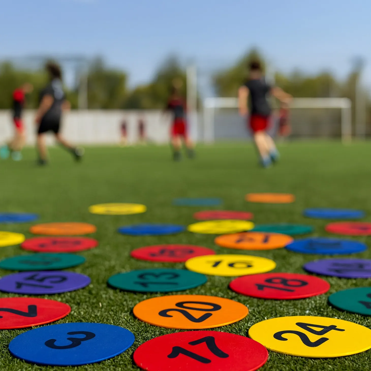 Set 24 Discos Entrenamiento Numerados Zastor Sol-Rank