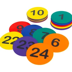 Set 24 Discos Entrenamiento Numerados Zastor Sol-Rank