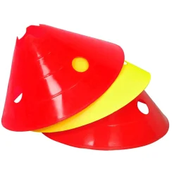 Set 20 Megaconos Zastor Volca Rojo/Amarillo