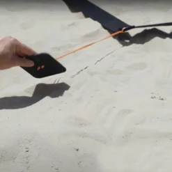 Set 4 Placas Anclaje Cintas Delimitadoras Playa