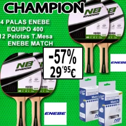 Set Tenis Mesa Enebe Champion