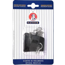 Silbato Naysir N-1B con Cadena y Funda en Blister