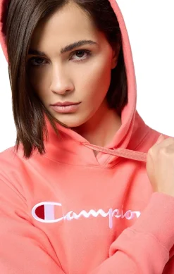 Sudadera Champion Hooded Ent Coral