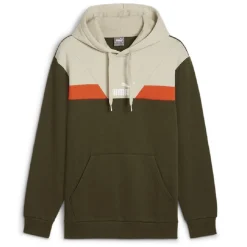 Sudadera Puma Power Colorblock Verde/Blanco