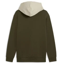 Sudadera Puma Power Colorblock Verde/Blanco