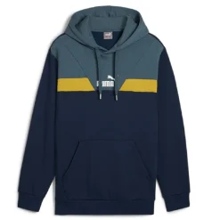Sudadera Puma Power Colorblock Azul Marino/Verde