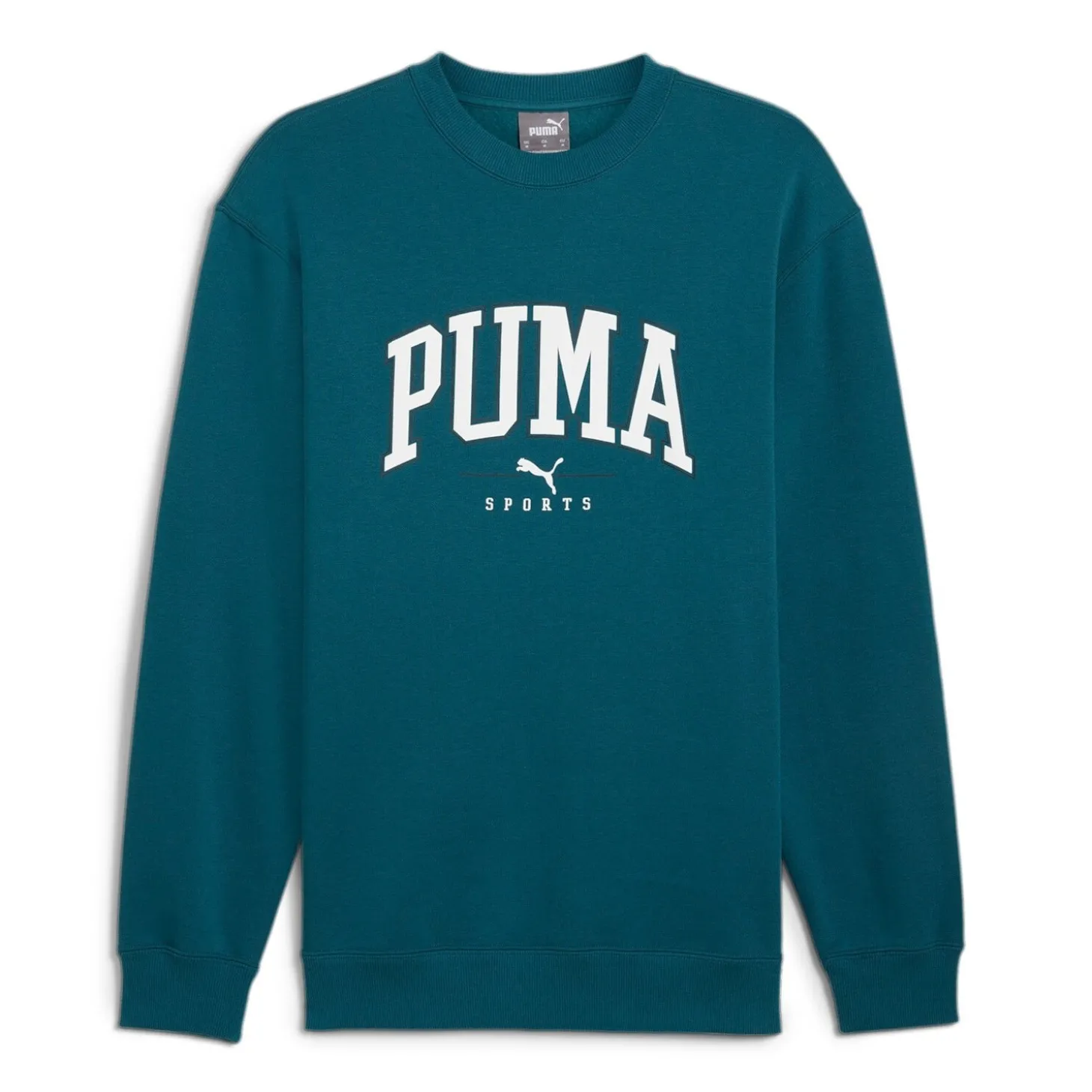 Sudadera Puma Squad Crew Azul Petróleo