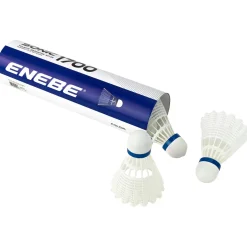 Tubo 6 Volantes Bádminton Enebe Sonic 1700 Blanco