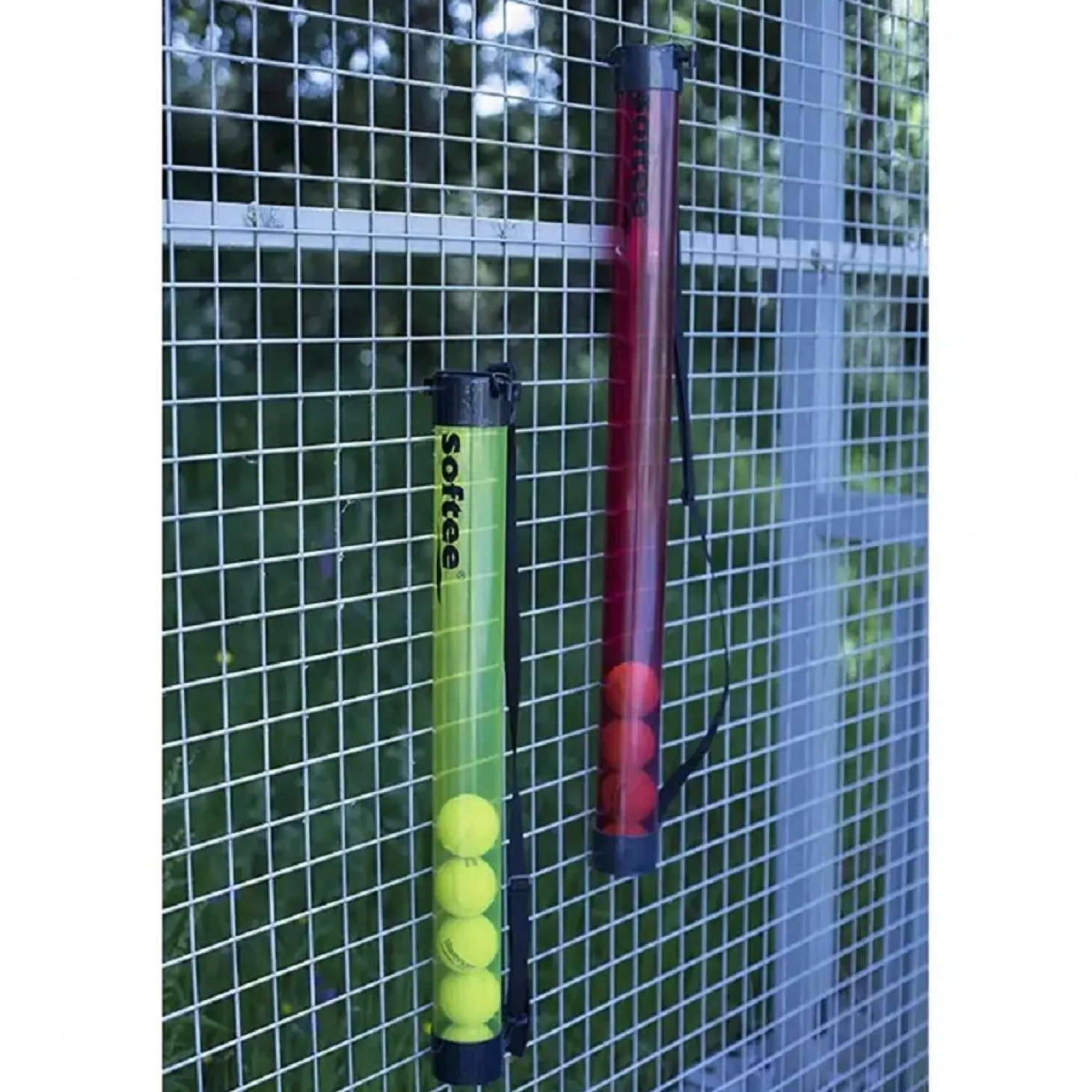 Tubo Recogepelotas Tenis/Pádel 15 Pelotas Softee Amarillo